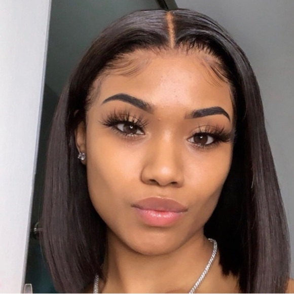 Natural Black Women's Hair Wig 12 inches Human Hair. Free Shipping. - Picture 5 of 5